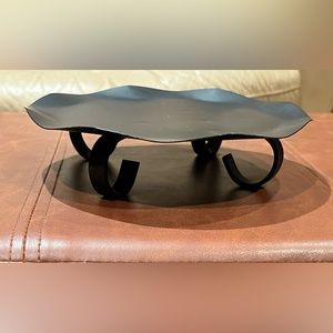 Black Candle Stand for Pillar Candles